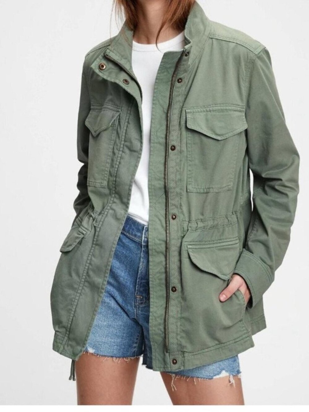 Gap Women's Olive Utility Jacket